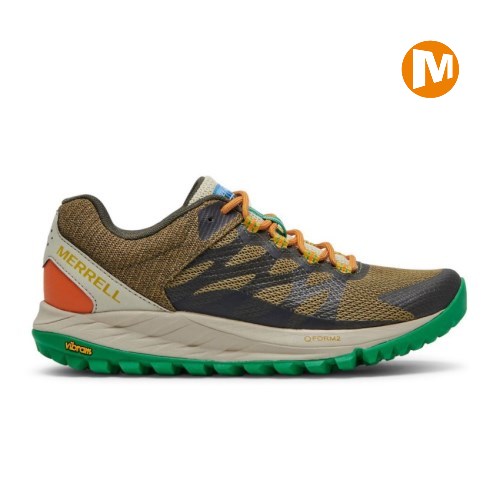 Merrell Antora 2 X See America Laufschuhe Damen DunkelOlivgrün [DE-KUCAI]